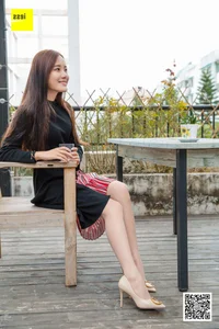 Elegant Chinese Model Wan Ping in IESS Succulent Garden Collection - image 161