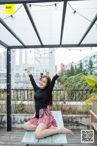Elegant Chinese Model Wan Ping in IESS Succulent Garden Collection - image 67