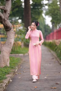 VGU No.153: Enchanting Traditional Vietnamese Ao Dai Beauty and Grace - image 15