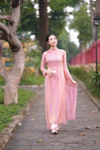 VGU No.153: Enchanting Traditional Vietnamese Ao Dai Beauty and Grace - image 17