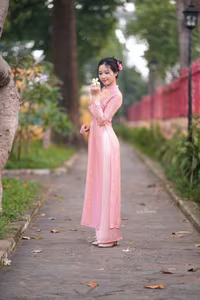 VGU No.153: Enchanting Traditional Vietnamese Ao Dai Beauty and Grace - image 12