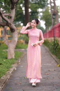 VGU No.153: Enchanting Traditional Vietnamese Ao Dai Beauty and Grace - image 11