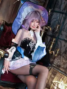 Coser Machi Transforms into Herta Honkai Star Rail: A Stunning Cosplay Gallery You Can't Miss - image 10