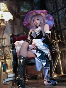 Coser Machi Transforms into Herta Honkai Star Rail: A Stunning Cosplay Gallery You Can't Miss - image 13