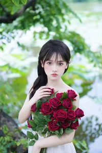 YiTuYu Art Language Vol.7390 Featuring Xiao Xiao Yu: Elegant Portrait Photography Gallery - image 10
