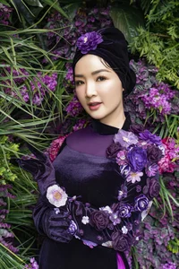 Miss Giang My Radiates Elegance as the Muse for Vo Viet Chung's Ao Dai - image 4