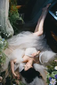 YiTuYu Art Language Vol.8775 Dan Dan: A Muse at the Piano - Melody of Pure Elegance - image 7