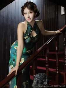 Timeless Oriental Grace: Jin Yun Xi Yuki in Elegant Modern Cheongsam - image 18