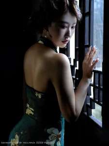 Timeless Oriental Grace: Jin Yun Xi Yuki in Elegant Modern Cheongsam - image 43