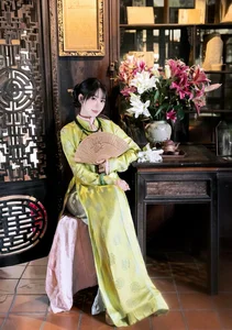 Timeless Elegance: Discovering the Classic Beauty of the Traditional Vietnamese Ao Dai with Vintage Style Inspiration - image 0