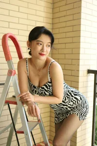 Qiu Qiu Zebra Print Stockings and High Heels - IESS Leg Model - image 0
