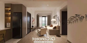 Modern 88sqm Habitat Apartment Featuring Elegant Arched Designs - image 2
