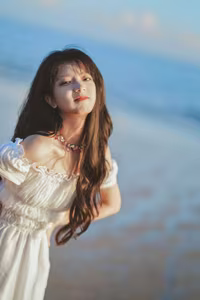 Enndme's Gentle Grace in White Dress by the Sea - YiTuYu Art Language Vol.8279 - image 10
