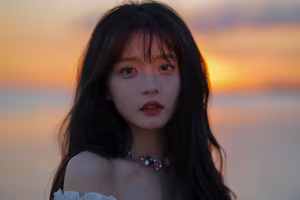 Enndme's Gentle Grace in White Dress by the Sea - YiTuYu Art Language Vol.8279 - image 1