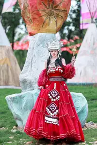 Ethnic Woman in Vibrant Traditional Attire 1000024497 - image 4