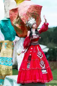 Ethnic Woman in Vibrant Traditional Attire 1000024497 - image 17