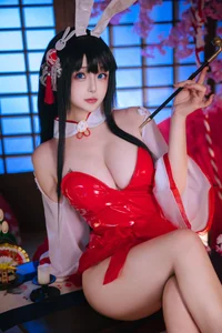 Stunning Azur Lane Oyama Bunny Girl Cosplay by Ri Nai Jiao: Exclusive 47P High-Definition Image Collection for Anime and Gaming Fans - image 17