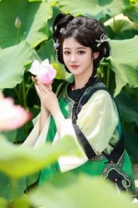 YiTuYu Vol.7399: Artistic Portraits of Bu Ke Ai De He He Miao - Art Language Photography Collection - image 12