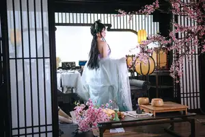 Enchanting Vintage Cosplay: Ri Nai Jiao as the Graceful Shijie - Part 02 - image 4