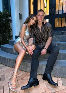 Red Carpet Glamour: The Iconic Style of the World’s Sexiest Woman and Her Fiancé - image 1