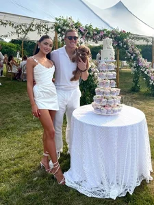 Red Carpet Glamour: The Iconic Style of the World’s Sexiest Woman and Her Fiancé - image 2