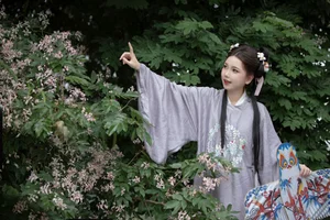 Ethereal Hanfu Beauty in Spring Bloom - YiTuYu Vol.8872 E E Chi Bu Bao - image 8