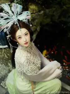 XiuRen No.10736: Li Shuang Er's Ancient Charm & Mesmerizing Guzheng Melody - image 38