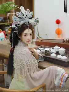 XiuRen No.10736: Li Shuang Er's Ancient Charm & Mesmerizing Guzheng Melody - image 34