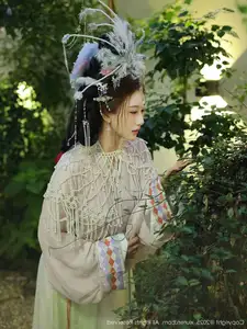 XiuRen No.10736: Li Shuang Er's Ancient Charm & Mesmerizing Guzheng Melody - image 3