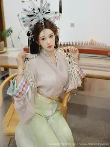 XiuRen No.10736: Li Shuang Er's Ancient Charm & Mesmerizing Guzheng Melody - image 13