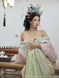 XiuRen No.10736: Li Shuang Er's Ancient Charm & Mesmerizing Guzheng Melody - image 35