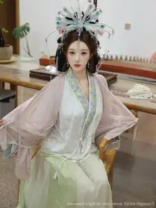 XiuRen No.10736: Li Shuang Er's Ancient Charm & Mesmerizing Guzheng Melody - image 15