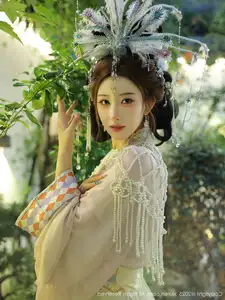 XiuRen No.10736: Li Shuang Er's Ancient Charm & Mesmerizing Guzheng Melody - image 41