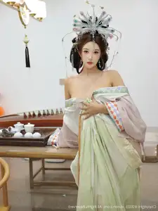 XiuRen No.10736: Li Shuang Er's Ancient Charm & Mesmerizing Guzheng Melody - image 27