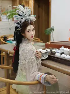 XiuRen No.10736: Li Shuang Er's Ancient Charm & Mesmerizing Guzheng Melody - image 14