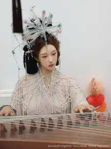 XiuRen No.10736: Li Shuang Er's Ancient Charm & Mesmerizing Guzheng Melody - image 31
