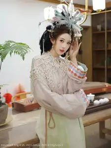 XiuRen No.10736: Li Shuang Er's Ancient Charm & Mesmerizing Guzheng Melody - image 8