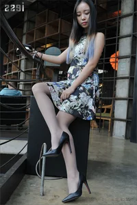 Silk Foot Bento 013: Zhang Xinyue in Grey Silk - The Intersection of Comfort and Style - image 35