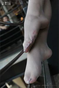 Silk Foot Bento 013: Zhang Xinyue in Grey Silk - The Intersection of Comfort and Style - image 48