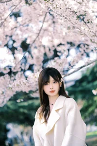Spring Muse: Elegant Minimalism Amidst the Ethereal Cherry Blossom Bloom - image 16