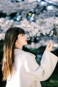 Spring Muse: Elegant Minimalism Amidst the Ethereal Cherry Blossom Bloom - image 8