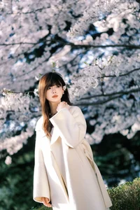 Spring Muse: Elegant Minimalism Amidst the Ethereal Cherry Blossom Bloom - image 0