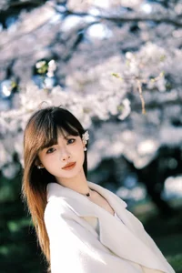 Spring Muse: Elegant Minimalism Amidst the Ethereal Cherry Blossom Bloom - image 6