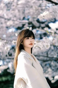 Spring Muse: Elegant Minimalism Amidst the Ethereal Cherry Blossom Bloom - image 11