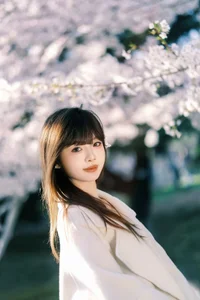 Spring Muse: Elegant Minimalism Amidst the Ethereal Cherry Blossom Bloom - image 3