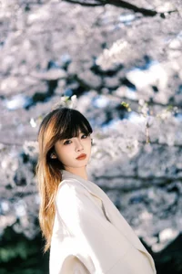 Spring Muse: Elegant Minimalism Amidst the Ethereal Cherry Blossom Bloom - image 13