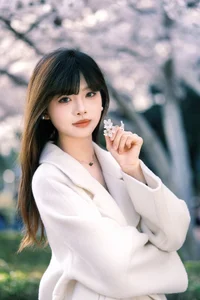 Spring Muse: Elegant Minimalism Amidst the Ethereal Cherry Blossom Bloom - image 14