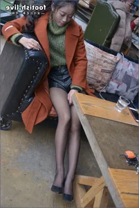 IESS Puhui Collection No. 165: Jingjing in Black Stockings and Lemon Peel - image 14