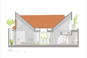Sustainable Living in Lam Dong: The House with the Inverted Tile Roof - image 1