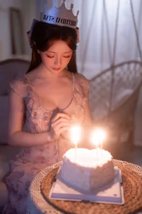 Dreamy Birthday Elegance: A Visual Journey With The Ethereal Model Hoshilily - image 6